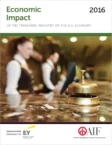 Cover of a report titled "Economic Impact of the Timeshare Industry on the U.S. Economy 2016," featuring a hotel reception bell.