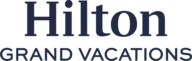 Hilton Grand Vacations logo with "Hilton" in large font above "Grand Vacations" in smaller capital letters.