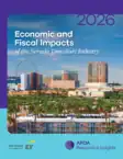 Cover of the 2026 report on economic and fiscal impacts of the Nevada timeshare industry, featuring a Las Vegas cityscape and ARDA Research & Insights branding.